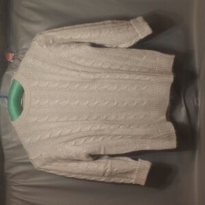Vintage CC Hughes cream colored pullover sweater size 18W
